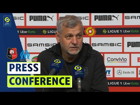 Press Conference STADE RENNAIS FC - OLYMPIQUE DE MARSEILLE (2-0)  / 2021/2022