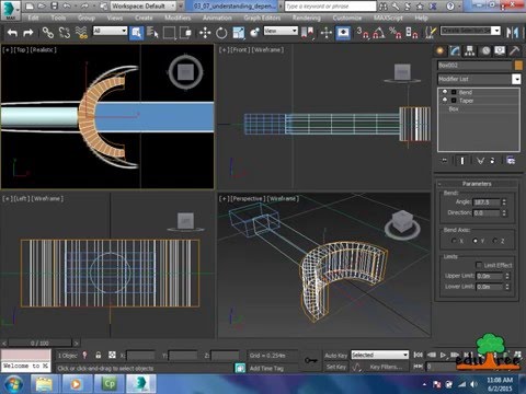 Learn 3D MAX 2015 - video course  full 100 % free Video