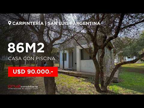 Casa en venta Carpintería | 86mt² en San Luis, Argentina.