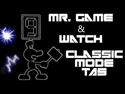 Mr. Game & Watch Classic Mode TAS (Very Hard, No Damage) - SSBM