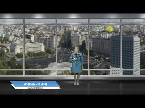 ANISIA CAPRARU ne prezintă vremea - Proiect Meteo cu Daniel Nițoiu la Școala TV Dicție.ro