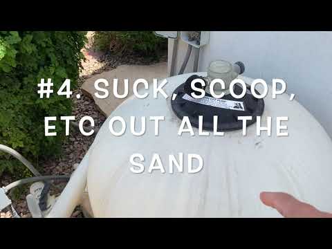 Changing The Sand in Your Sand Filter