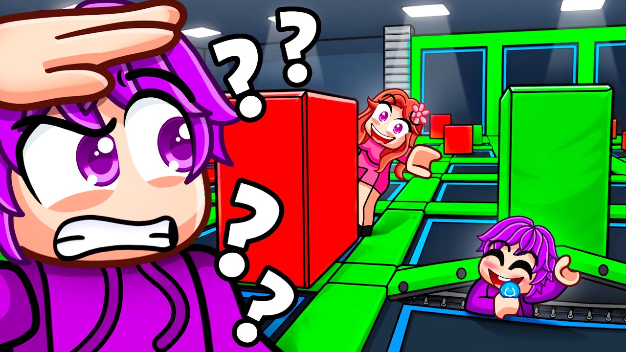 EXTREME HIDE & SEEK IN TRAMPOLINE PARK!