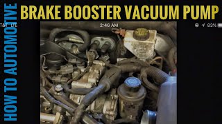 How to Reseal the Brake Booster Vacuum Pump on a 2008 Volvo XC90