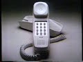 1980 Western Electric Trimline Phone "everything right where it belongs" TV Commercial