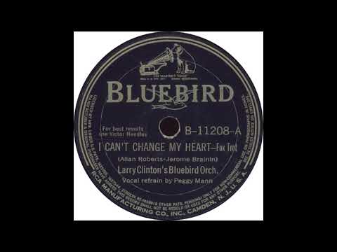 Bluebird B 11208 A - I Can’t Change My Heart – Larry Clinton’s Bluebird Orchestra