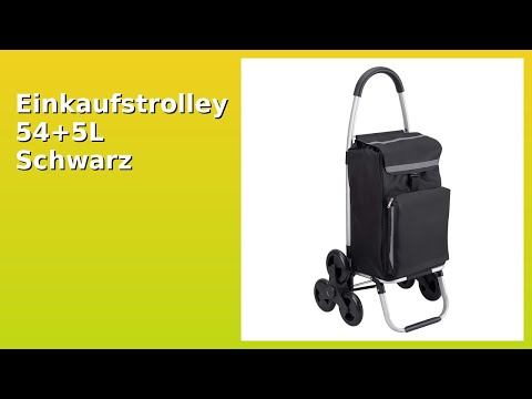 BEWERTUNG (2025): Einkaufstrolley 54+5L Schwarz. WESENTLICHE Einzelheiten