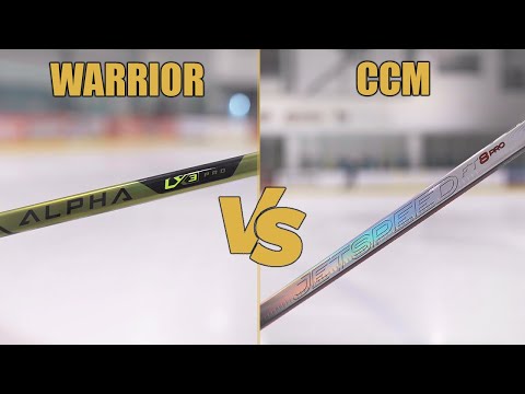 CCM FT8 Pro vs Warrior Alpha LX3 Pro Hockey Stick Review