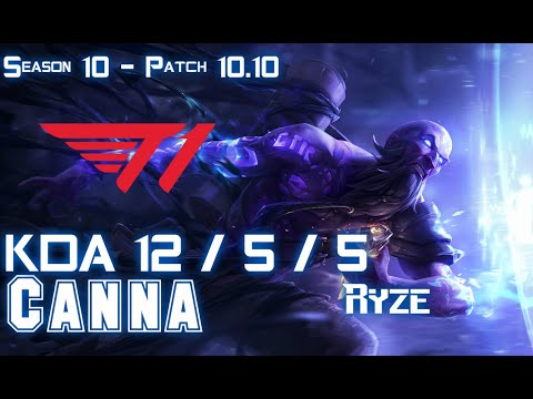 T1 Canna RYZE vs WUKONG Top - Patch 10.10 KR Ranked