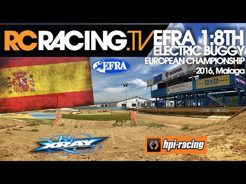 EFRA 1/8th Electric Buggy Euros 2016 - Saturday Qualifying Live!!