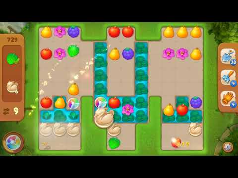 Gardenscapes Level 729 NO BOOSTERS