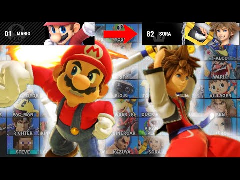 A 0-Death with EVERY CHARACTER in Smash Ultimate