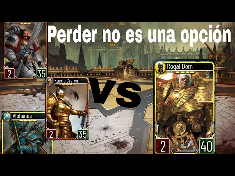 Dorn es una bestiaaaa Rogal dorn vs kaeria casryn,Alpharius y Shiban khan