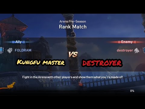 KUNGFU MASTER VS DESTROYER PVP RANKED - BLADE & SOUL MOBILE