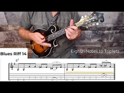 Mandolin Blues Book  - Riff 14