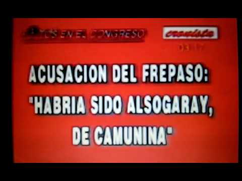 ChaChaCha Cronista TV Acusacion del Frepaso