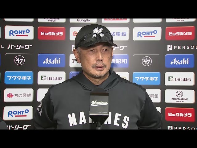 10月6日 千葉ロッテマリーンズ・吉井理人監督 試合後インタビュー