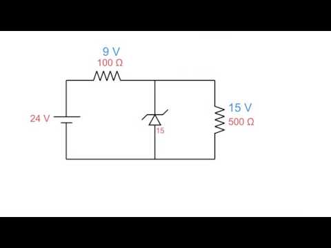 Zener as a voltage regulator