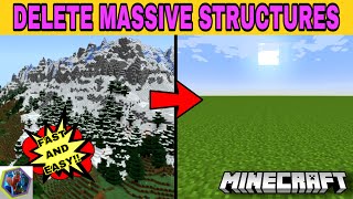 Minecraft: How to DESTROY Massive Structures IN SECONDS!! * Quick and Easy Tutorial*