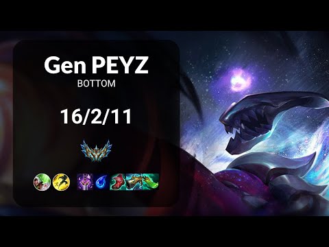 Gen Peyz Varus vs Caitlyn BOTTOM - KR  Patch 13.15