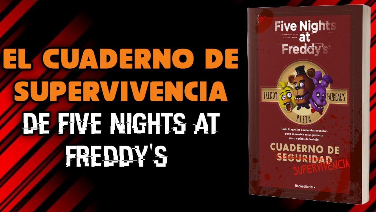 Libro de FNaF Survival logbook en ESPAÑOL | Review a libro de FNaF