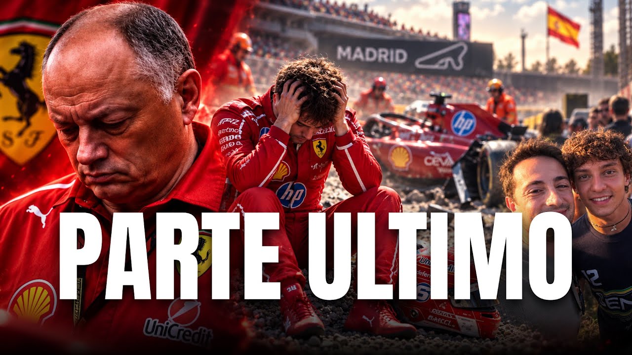 🚨 LECLERC DAL FONDO A MADRID! MOTORE NUOVO DISTRUTTO A MONZA! VASSEUR IN BILICO, HORNER IN FERRARI