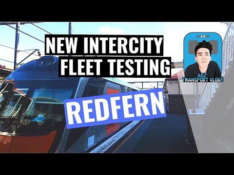 Adz' Transport Vlogs - A462 - D103 new Intercity Fleet testing at Redfern