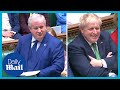 Boris Johnson laughs at Scottish MP Ian Blackford's attacks during PMQs