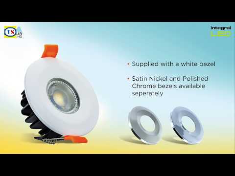 Integral LED Integrated Fire Rated IP65 Dimmable Colour Switching CCT Downlight