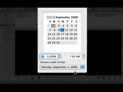 iweb Tutorial - creating a blog