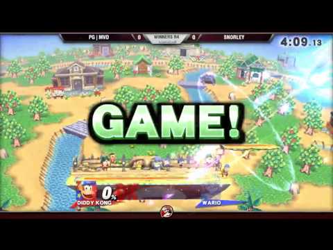 Vitality Singles 7/30/16 - Winners R4 - MVD (Diddy) vs. Snorley (Wario) - Smash 4