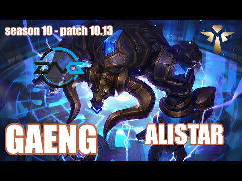 【韓国サーバー/GM】DFM GAENG アリスター(Alistar) VS ブリッツクランク(Blitzcrank) SUP - Patch10.13 KR Ranked【LoL】