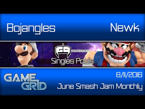 June Smash Jam Monthly: Bojangles (Luigi) vs. Newk (Wario) - Singles Pools