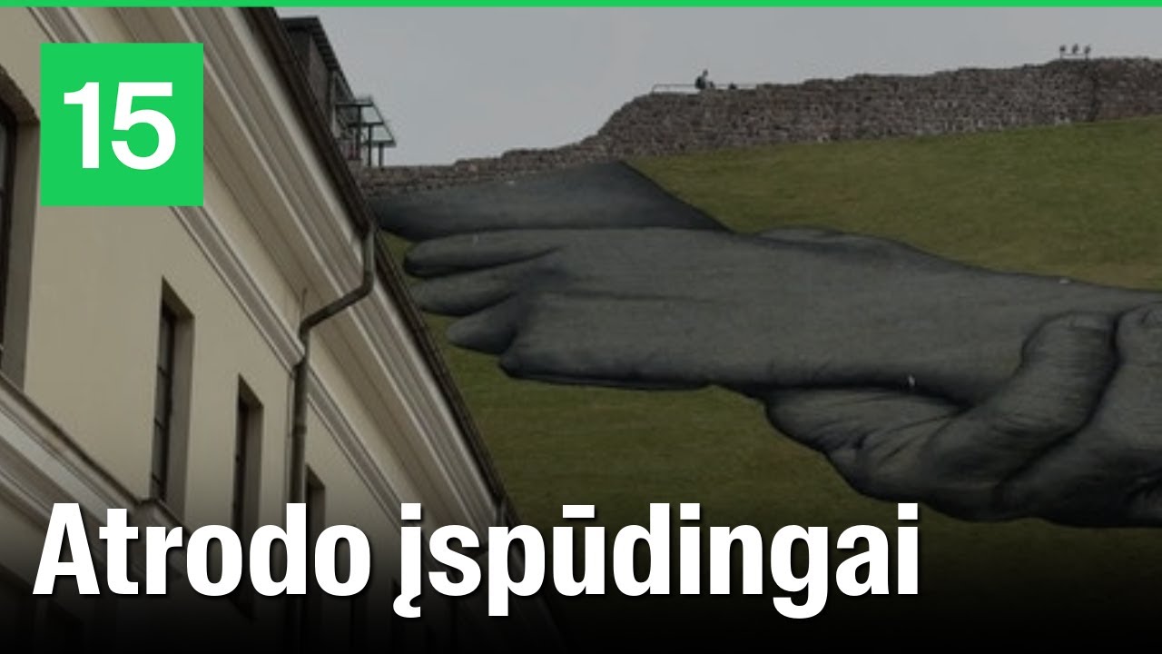 Pamatykite: įspūdingas meno kūrinys ant Gedimino kalno