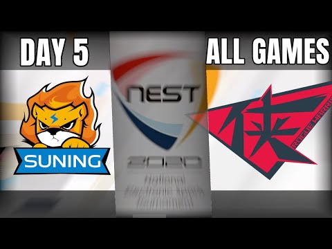 SN vs RW ALL GAMES | DAY 5 NEST 2020 | Suning vs Rogue Warriors [Unofficial Stream]