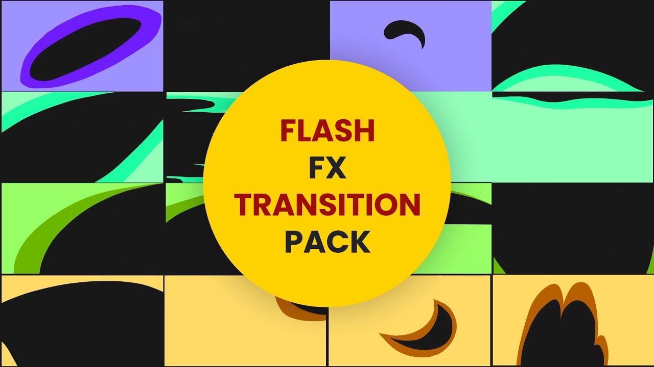 Flash FX Transition Elements Pack After Effects Templates