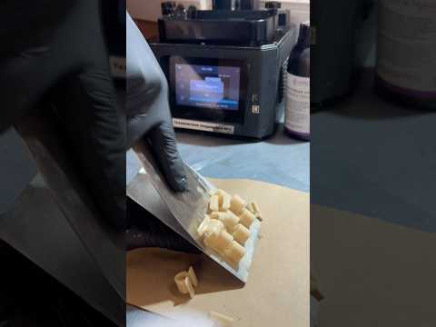 Hood soundproofing clips made of #harzlabs Nylon-Like Pro photopolymer #3dprinting