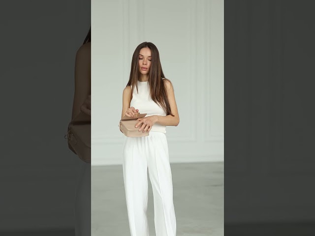 Чоботи жіночі шкіряні байка хутро 592641 Чорний Сумка жіноча 592292 Бежева