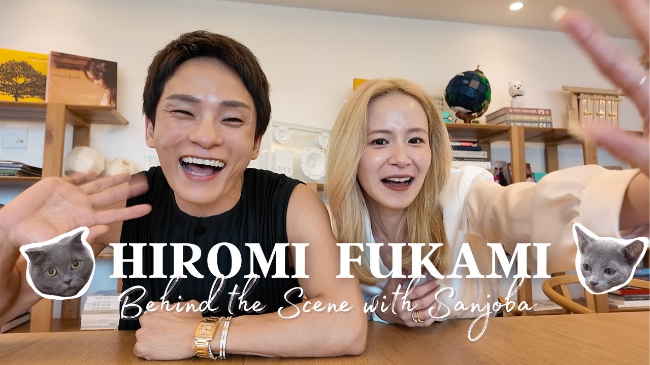 三條場さんとのYouTubeのビハインドザシーン🖤