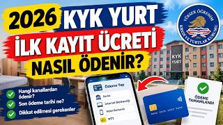 2026 KYK YURT  ÜCRETİ NASIL ÖDENİR? Uygulamalı Anlatım...