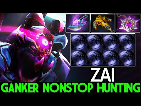 ZAI [Night Stalker] Imba Ganker Nonstop Hunting Pro Gameplay Dota 2