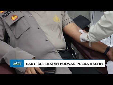 POLWAN POLDA KALTIM RAYAKAN DENGAN AKSI DONOR DARAH