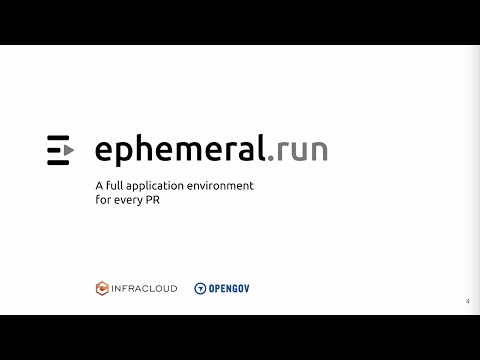 ephemeral.run: A full application environment for every PR–before you merge to master!