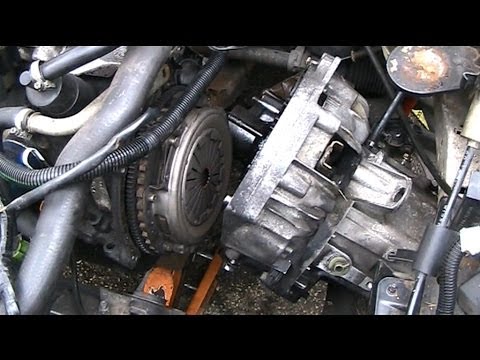 Front Wheel Drive car clutch replacement.