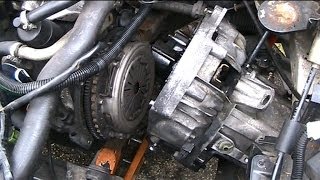Front Wheel Drive car clutch replacement.
