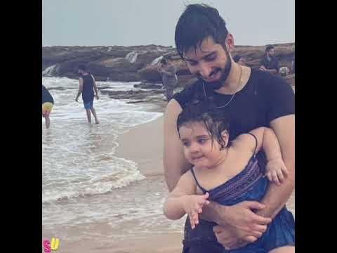 Amal muneeb enjoying at beach with Muneeb and Aiman #Amalmuneeb #Shorts