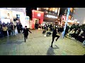 [STREET ARTIST] YU KAGAWA, HYOJIN & CHANWOOK. INTERACTIVE HONGDAE BUSKING. 230224.