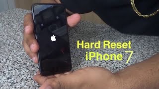 HOW TO Hard RESET IPHONE 7 and 7 Plus (2022)