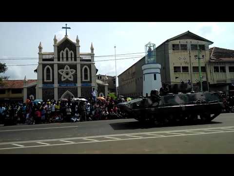 Military Parade in Matara 2014