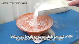 Two types of air-entrained concrete